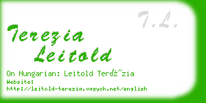 terezia leitold business card